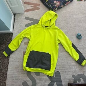1620 hi-vis hoodie workwear neon yellow